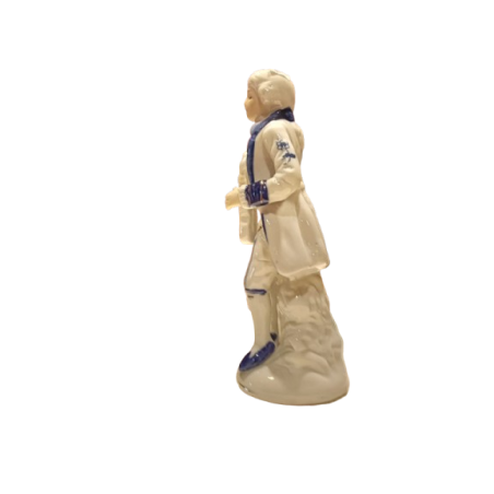 Coppia Figure Porcellana Cortigiani dell'800