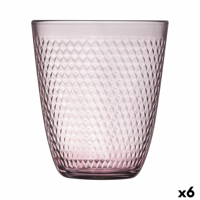 Bicchiere Luminarc Pampille Rosa Vetro 310 ml (6 Unità) Bicchiere Luminarc Pampille Rosa Vetro 310 ml (6 Unità)