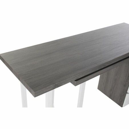 Scrivania DKD Home Decor Naturale Grigio Metallo MDF (150 x 120 x 75 cm)