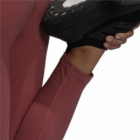 Leggings Sportivo da Donna Adidas  Studio 7/8  Marrone