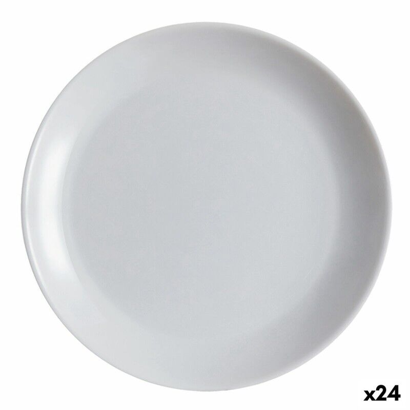 Piatto da pranzo Luminarc Diwali Granit Grigio Vetro Vetro temperato 25 cm (24 Unità) Piatto da pranzo Luminarc Diwali Granit Grigio Vetro Vetro temperato 25 cm (24 Unità)