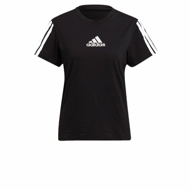 Maglia a Maniche Corte Donna Adidas TC Nero Maglia a Maniche Corte Donna Adidas TC Nero
