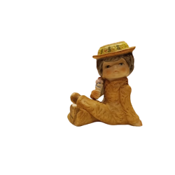 Figura di Porcellana Biscuit "Mary Poppins Seduta"