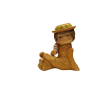 Figura di Porcellana Biscuit "Mary Poppins Seduta"