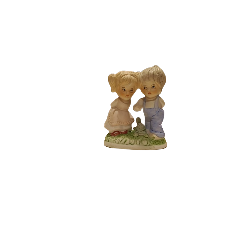 Figura di Porcellana Biscuit Bimbi Figura di Porcellana Biscuit Bimbi