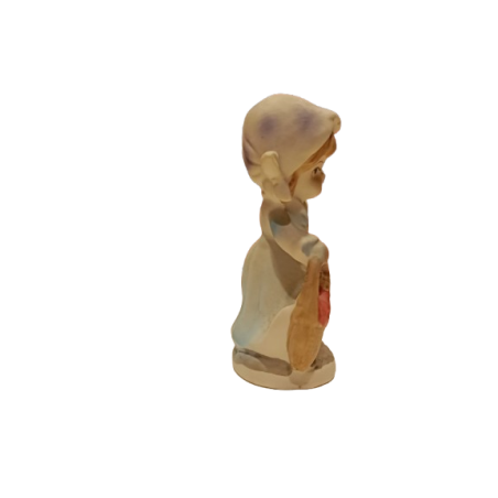 Figura di Porcellana Biscuit Signora c/ombrello