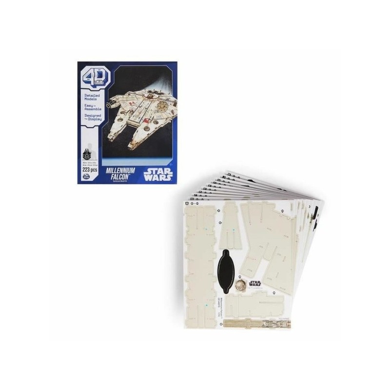Set di Costruzioni Star Wars Millennium Falcon 223 piezas 43 x 31,4 x 22,4 cm Grigio Multicolore Set di Costruzioni Star Wars Millennium Falcon 223 piezas 43 x 31,4 x 22,4 cm Grigio Multicolore