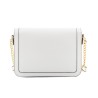 Borsa a Tracolla Michael Kors Leida Bianco 23 x 16 x 7 cm
