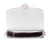 Borsa a Tracolla Michael Kors Leida Bianco 23 x 16 x 7 cm