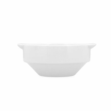 Ciotola Bidasoa Glacial Bianco Ceramica 350 ml (6 Unità) (Pack 6x)