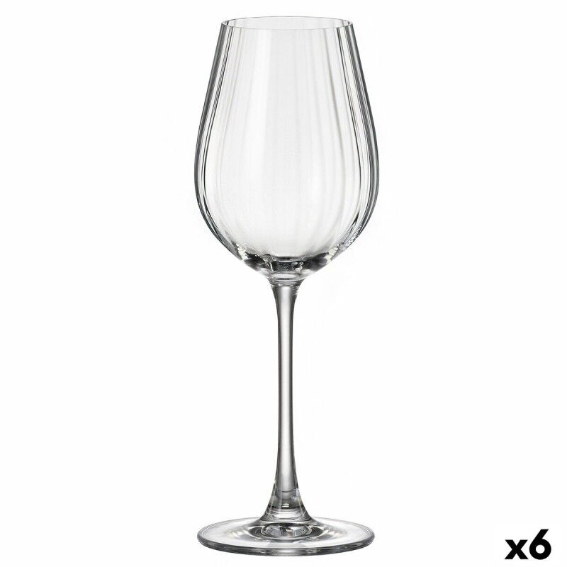 Calice per vino Bohemia Crystal Optic Trasparente 400 ml 6 Unità Calice per vino Bohemia Crystal Optic Trasparente 400 ml 6 Unità