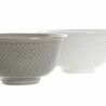 Ciotola DKD Home Decor Bianco Grigio Porcellana Vintage 12,5 x 12,5 x 6,5 cm 2 Pezzi