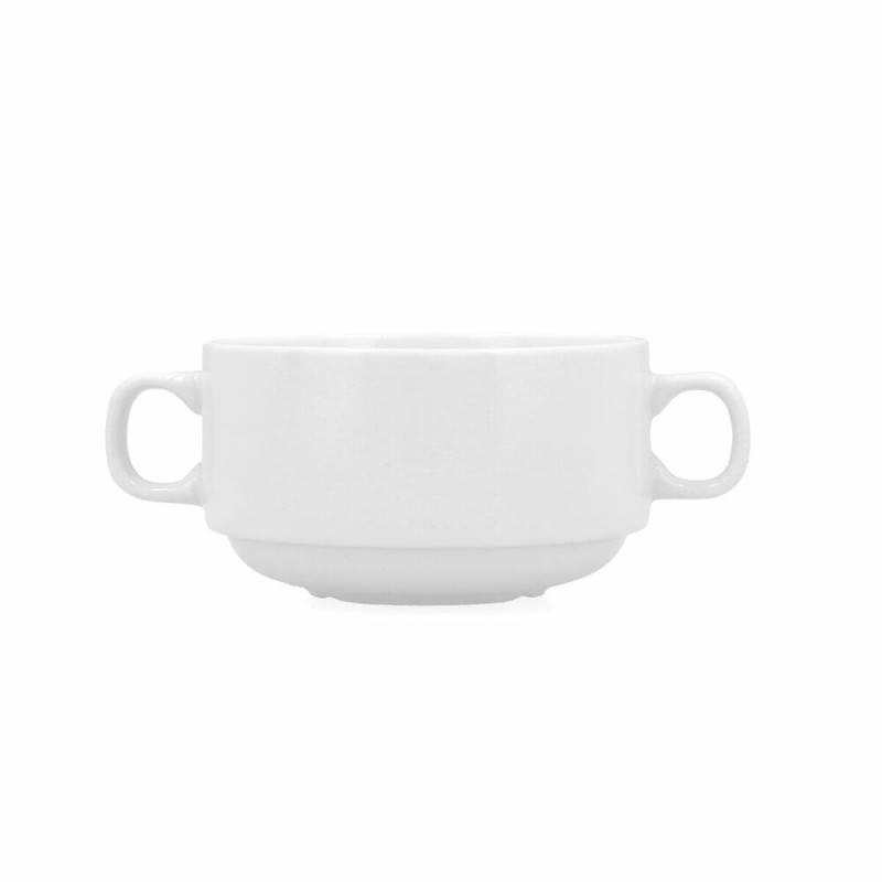Tazze per Consommé Bidasoa Glacial Bianco 300 ml (6 Unità) (Pack 6x) Tazze per Consommé Bidasoa Glacial Bianco 300 ml (6 Unità) (Pack 6x)