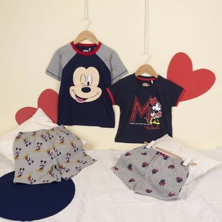 Pigiama Estivo Mickey Mouse Grigio