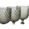 Set di Bicchieri Home ESPRIT Grigio Cristallo 325 ml (6 Unità)