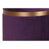 Poggiapiedi DKD Home Decor Poliestere MDF Bordeaux (39 x 39 x 49 cm)