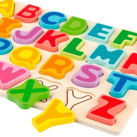 Puzzle di Legno per Bambini Woomax + 2 Anni 27 Pezzi (12 Unità)