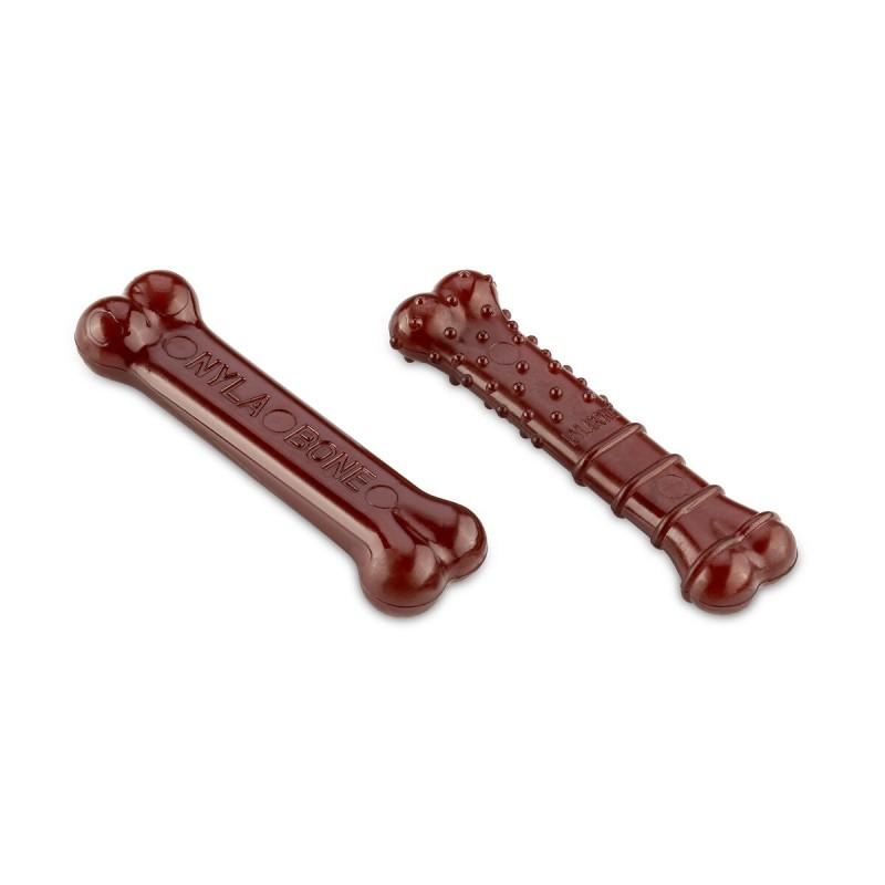 Osso Nylabone Marrone Bacon XS 2 Unità
