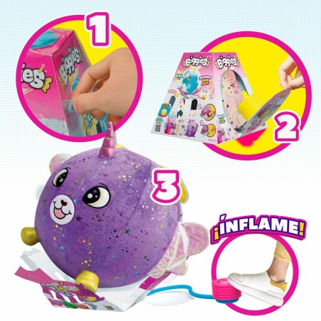 Peluche Eolo Viola Stoffa Plastica 45 x 45 x 45 cm Gonfiabile (4 Unità)