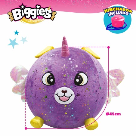 Peluche Eolo Viola Stoffa Plastica 45 x 45 x 45 cm Gonfiabile (4 Unità)