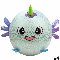 Peluche Eolo Celeste Stoffa Plastica 45 x 45 x 45 cm Gonfiabile (4 Unità)