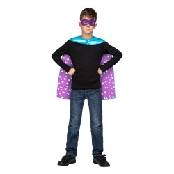 Costume per Bambini My Other Me Azzurro Supereroe Stelle 3-6 anni