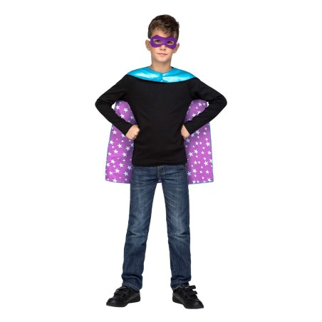 Costume per Bambini My Other Me Azzurro Supereroe Stelle 3-6 anni