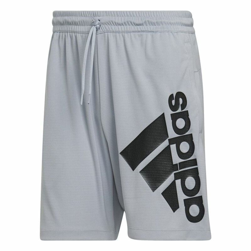 Pantaloni Corti Sportivi da Uomo Adidas Big Badge Of Sport Grigio 9" Pantaloni Corti Sportivi da Uomo Adidas Big Badge Of Sport Grigio 9"