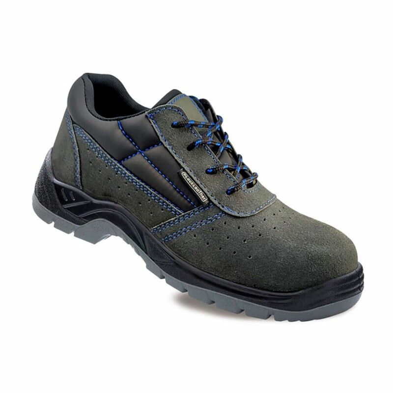 Scarpe di Sicurezza Blackleather Perforato S1P Senza metallo Scamosciato Scarpe di Sicurezza Blackleather Perforato S1P Senza metallo Scamosciato