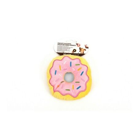 Peluche per cani Gloria Frosty 3 x 5 x 14 cm Ciambella Rosa