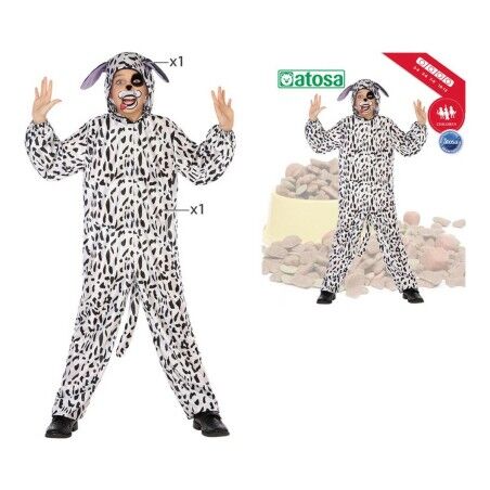 Costume per Bambini Multicolore animali 3-4 Anni Dalmata (1 Pezzi)