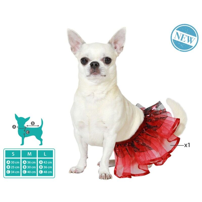 Costume per Cane Taglia L Tutù Costume per Cane Taglia L Tutù