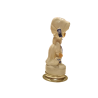 Figura Porcellana Bimba con Ombrello base Silver