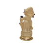Figura Porcellana Bimba con Ombrello base Silver