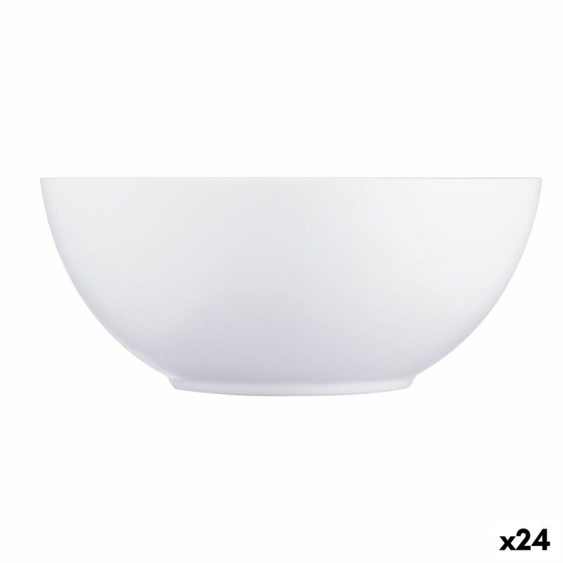 Ciotola Luminarc Diwali Bianco Vetro Ø 18 cm (24 Unità) Ciotola Luminarc Diwali Bianco Vetro Ø 18 cm (24 Unità)