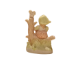 Figura di Porcellana Bimba con Scoiattolo