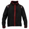 Felpa con Cappuccio Sparco S02405NR1S Nero Giacca a vento