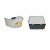 Lettiera per Gatti Stefanplast Antracite Grigio chiaro Plastica 56,5 x 39,5 x 39 cm (20 Unità)