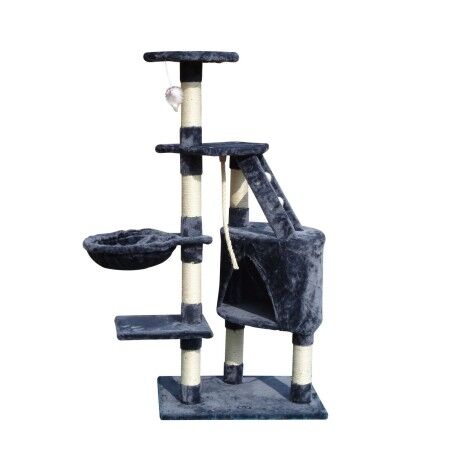 Albero tiragraffi per gatti Gloria Sinu Grigio 7,5 cm 55 x 40 x 120 cm