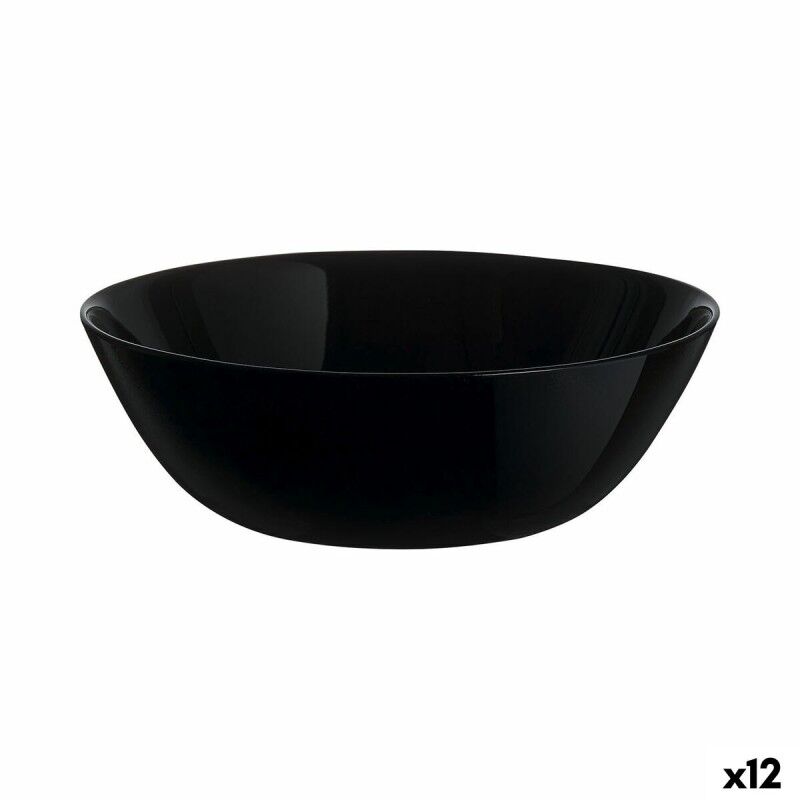Ciotola per Aperitivi Luminarc Zelie Negro Nero Vetro (12 Unità) Ciotola per Aperitivi Luminarc Zelie Negro Nero Vetro (12 Unità)