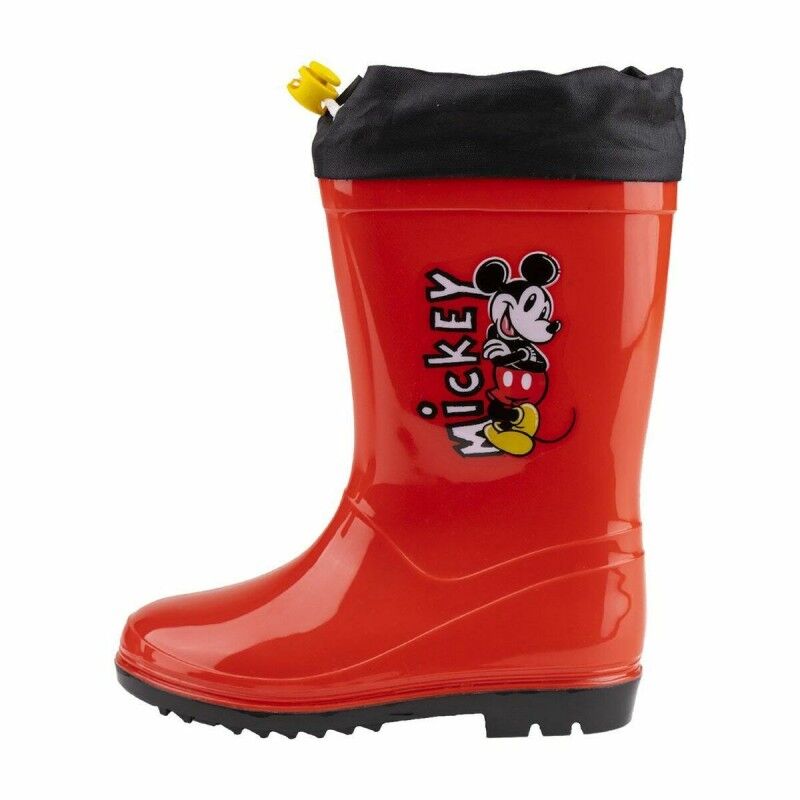 Stivali da pioggia per Bambini Mickey Mouse Rosso Stivali da pioggia per Bambini Mickey Mouse Rosso