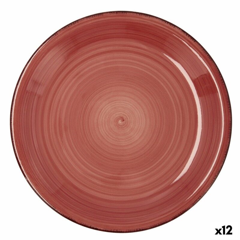 Piatto da pranzo Quid Coral Vita Rosso Ceramica Ø 27 cm (12 Unità) Piatto da pranzo Quid Coral Vita Rosso Ceramica Ø 27 cm (12 Unità)