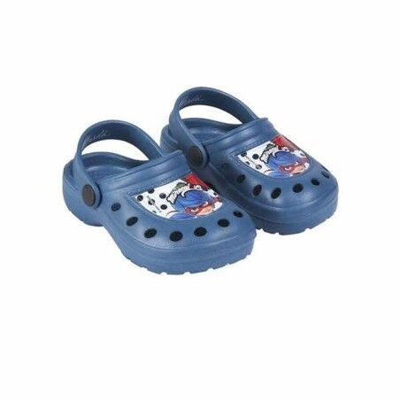 Ciabatte Chiuse Lady Bug Azzurro