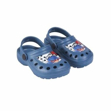 Ciabatte Chiuse Lady Bug Azzurro
