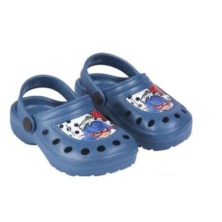 Ciabatte Chiuse Lady Bug Azzurro