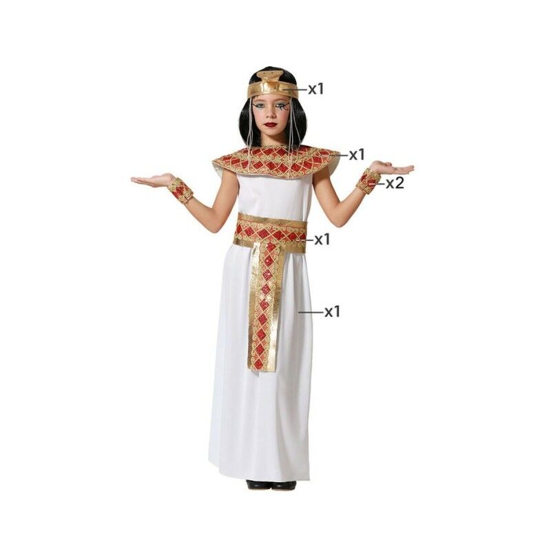 Costume per Bambini Multicolore Egiziana