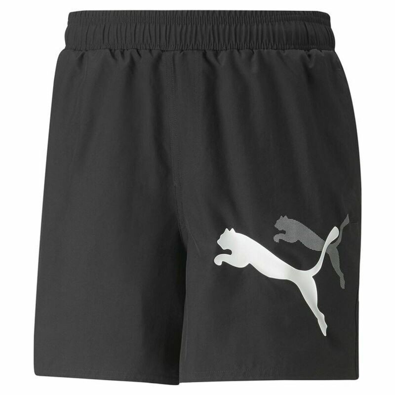 Pantaloni Corti Sportivi da Uomo Puma Ess+ Logo Power Cat For All Time Nero Pantaloni Corti Sportivi da Uomo Puma Ess+ Logo Power Cat For All Time Nero