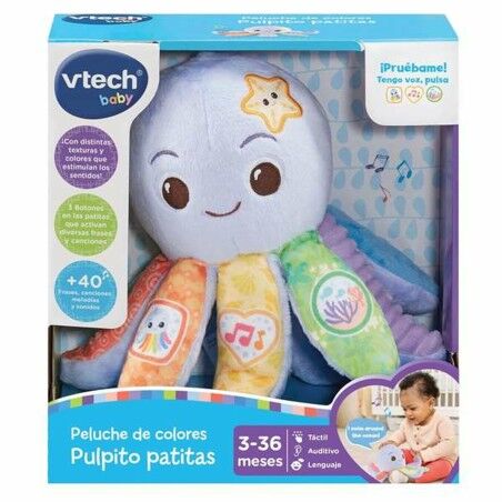 Peluche Vtech Tessile Polipo 20,5 x 17,6 x 11 cm