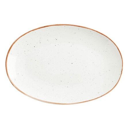 Teglia da Cucina Ariane Terra Ovale Ceramica Beige (Ø 26 cm) (12 Unità)
