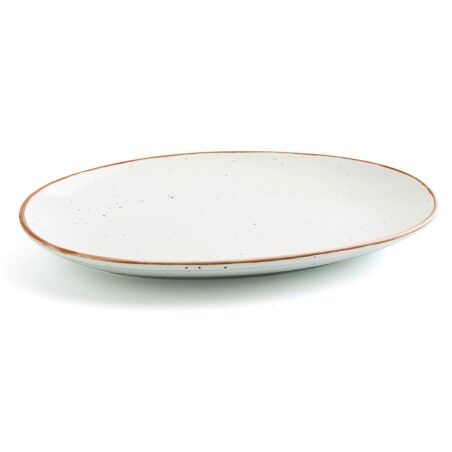 Teglia da Cucina Ariane Terra Ovale Ceramica Beige (Ø 26 cm) (12 Unità)